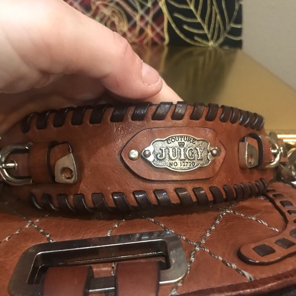 Juicy Couture vintage quilted cowhide leather bag - Picture 8 of 15